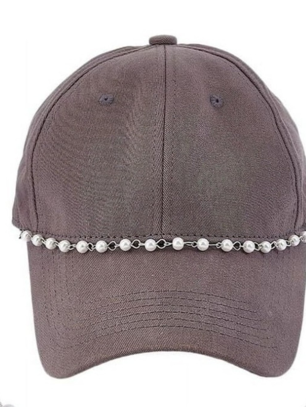 Vibes Trucker Hat Chain With White Pearl Beads — image 3 of 4